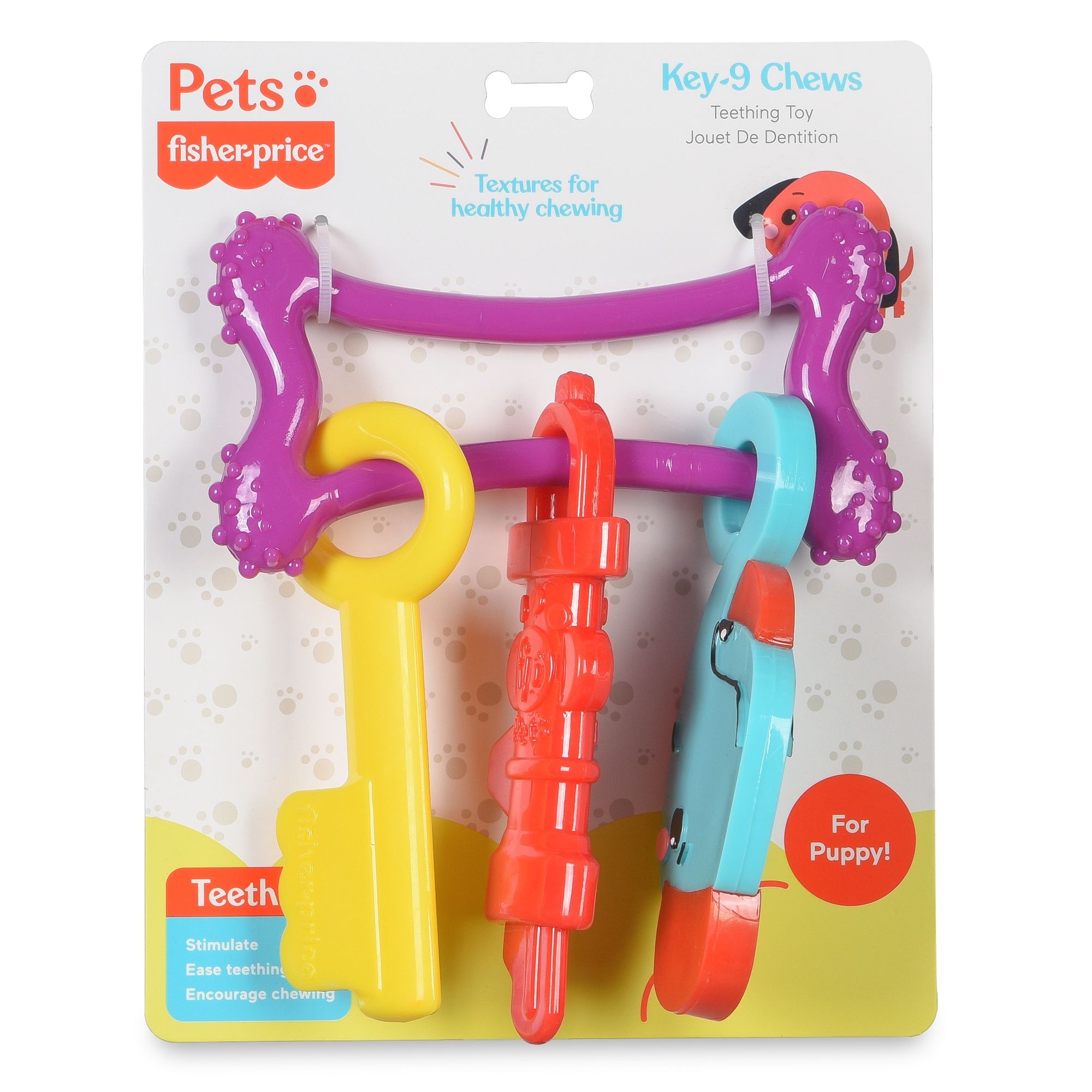 FisherPrice™ Pets KEY9 Teething Ring Dog Toy Die besten Deals und