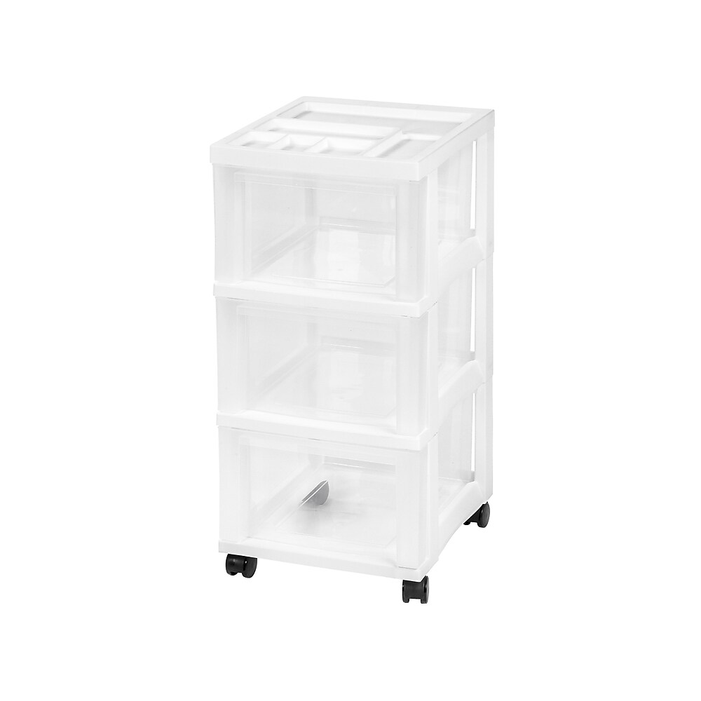 IRIS USA Plastic Storage Drawers