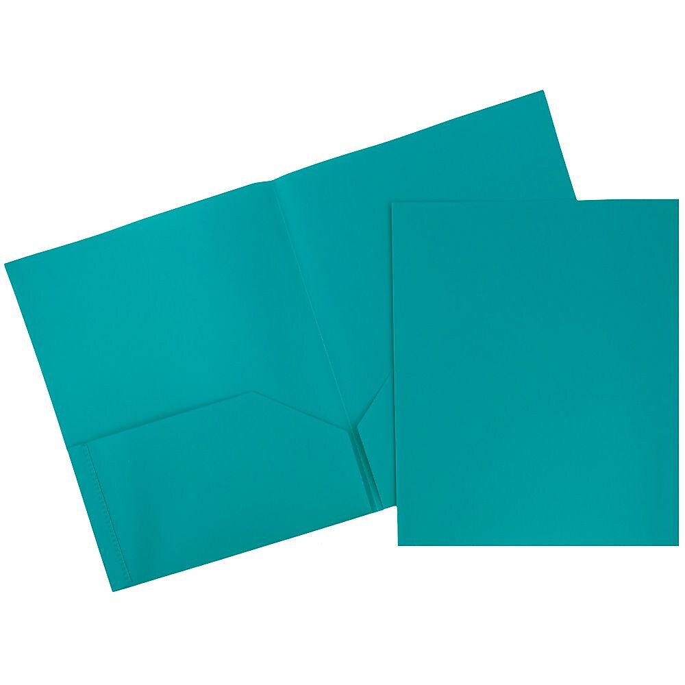JAM Paper 9.5 x 11.5 Plastic 3 Hole Punch Binder Hook & Loop Closure  Envelopes, 6ct.