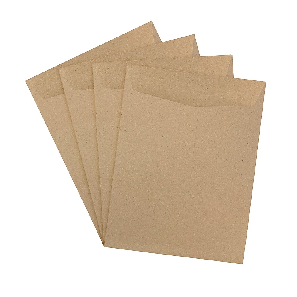 Jam Paper® 9 X 12 Open End Catalog Envelopes Brown Kraft Paper Bag