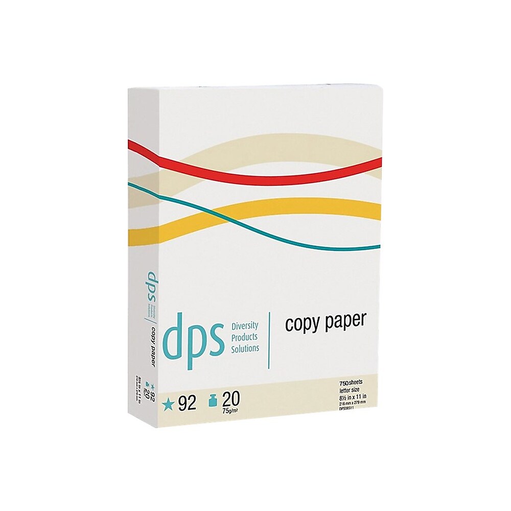 Office Depot Brand Multi Use Printer Copier Paper Letter Size 8 12 x 11 Ream  Of 500 Sheets 20 Lb White 851201RM - Office Depot