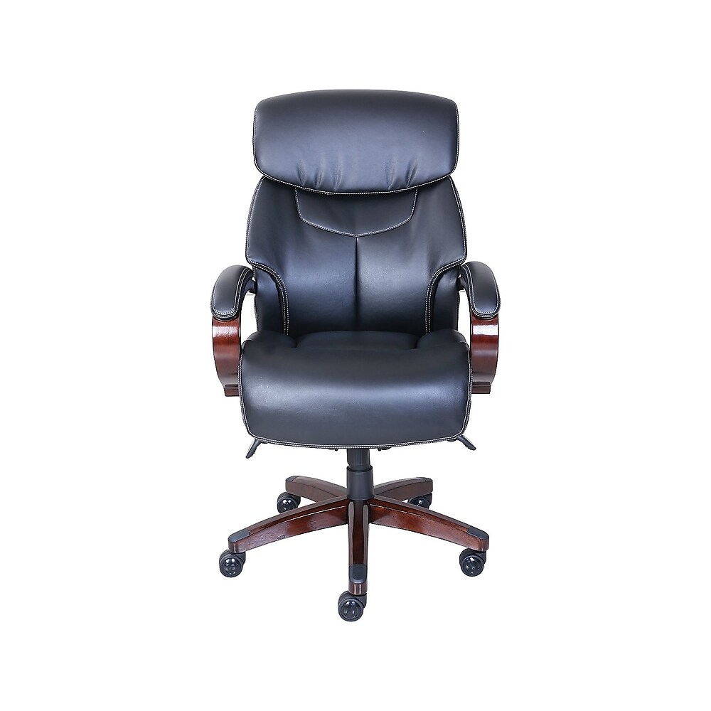 LaZBoy Bradley Bonded Leather Executive Chair, Black (46089CC) Best Deals and Price History