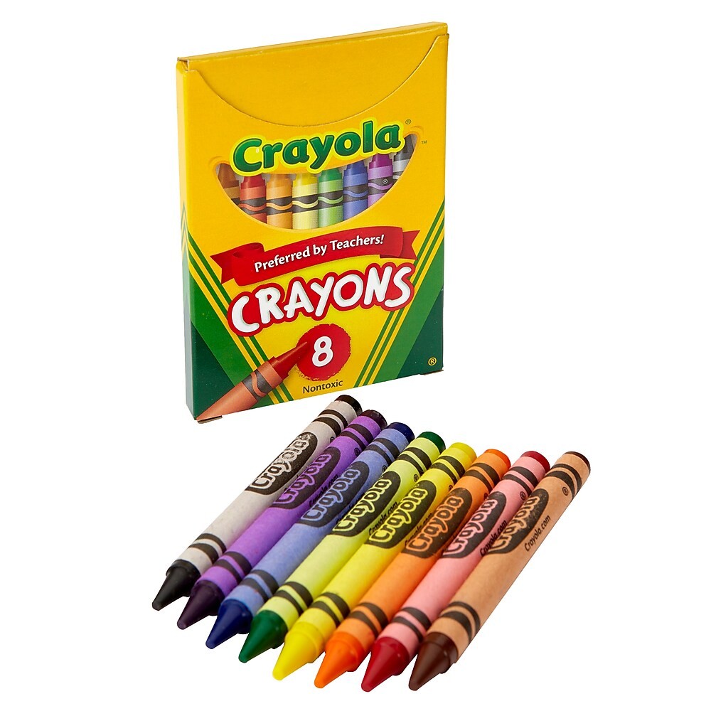 Mejores ofertas e historial de precios de Crayola Large Size Crayons,  Assorted Colors, 8/Box (BIN80) en