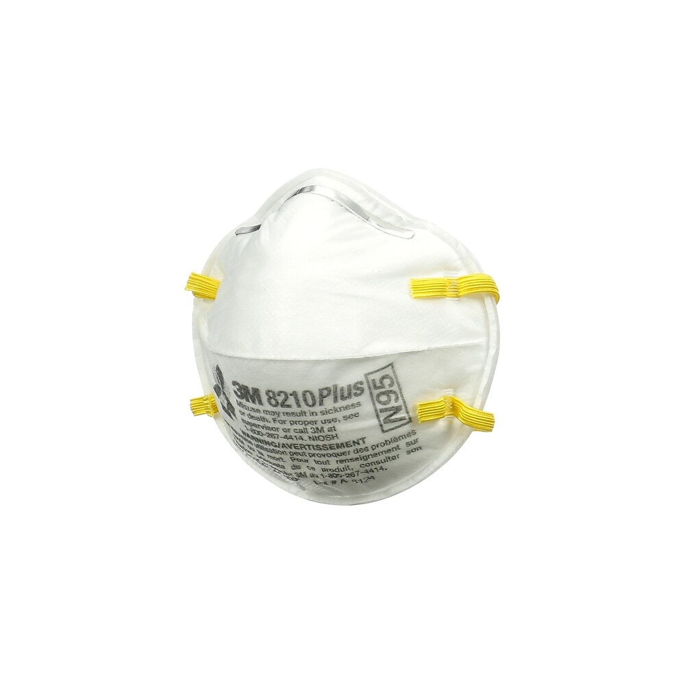 3M™ 8210Plus N95 Performance Disposable Particulate Respirator, 20/pack ...