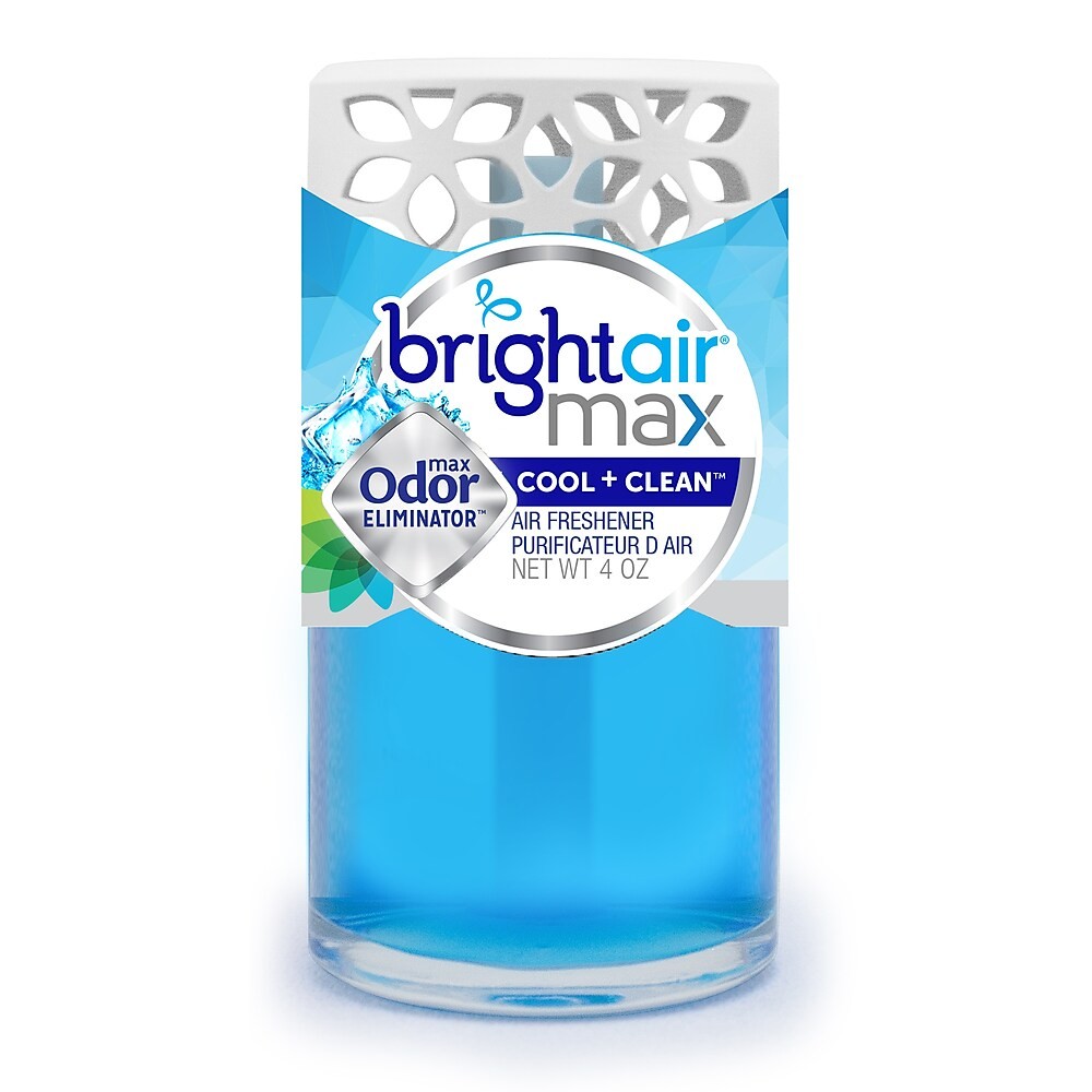 Bright Air Max Scented Oil Air Freshener, Cool & Clean, 4 oz. (900439