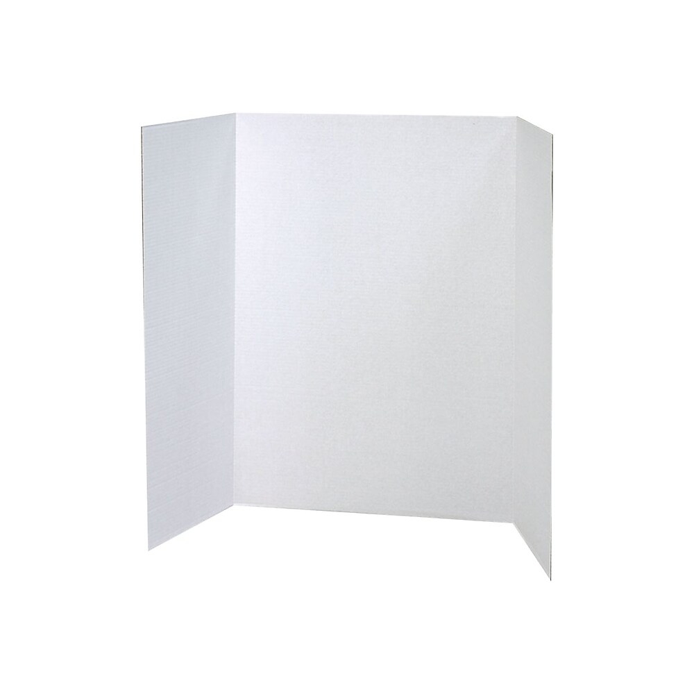 Pacon Cardboard Presentation Boards, 4' X 3', White/Kraft Natural, 4 ...