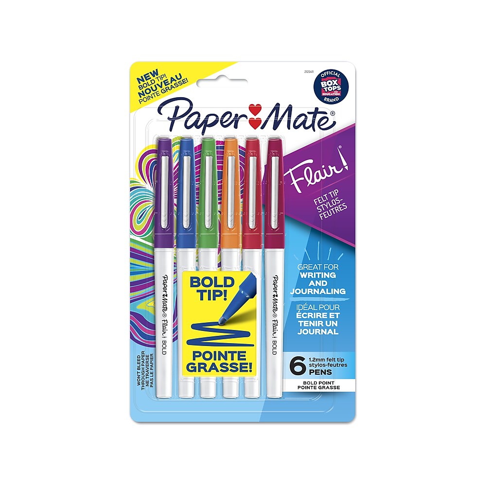 Paper Mate Flair 16pk Felt Tip Pens 0.7mm Medium Tip Multicolor