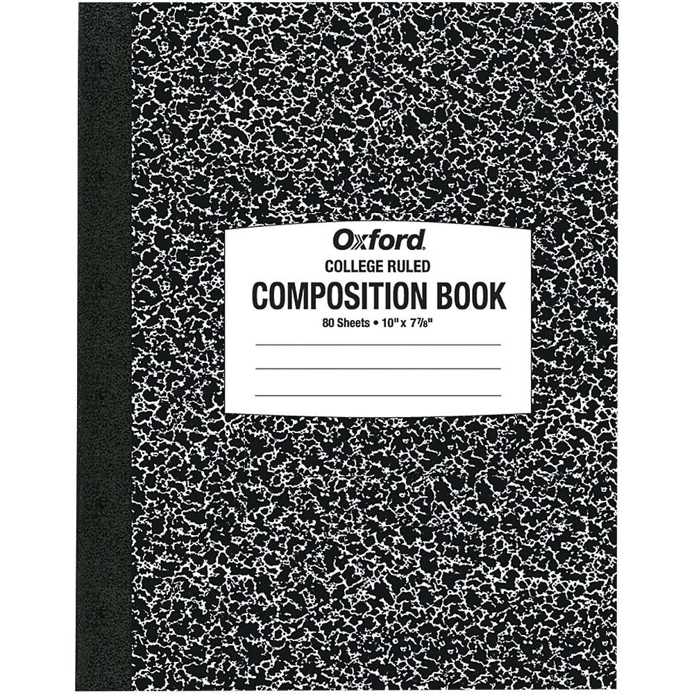 Com 252 Book Oxford Composition Book, 7 7/8
