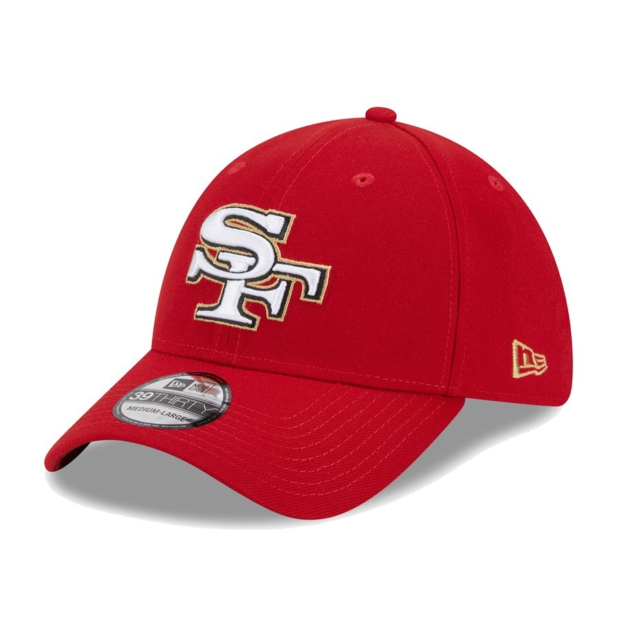 Men's New Era Scarlet San Francisco 49ers 39THIRTY Flex Hat