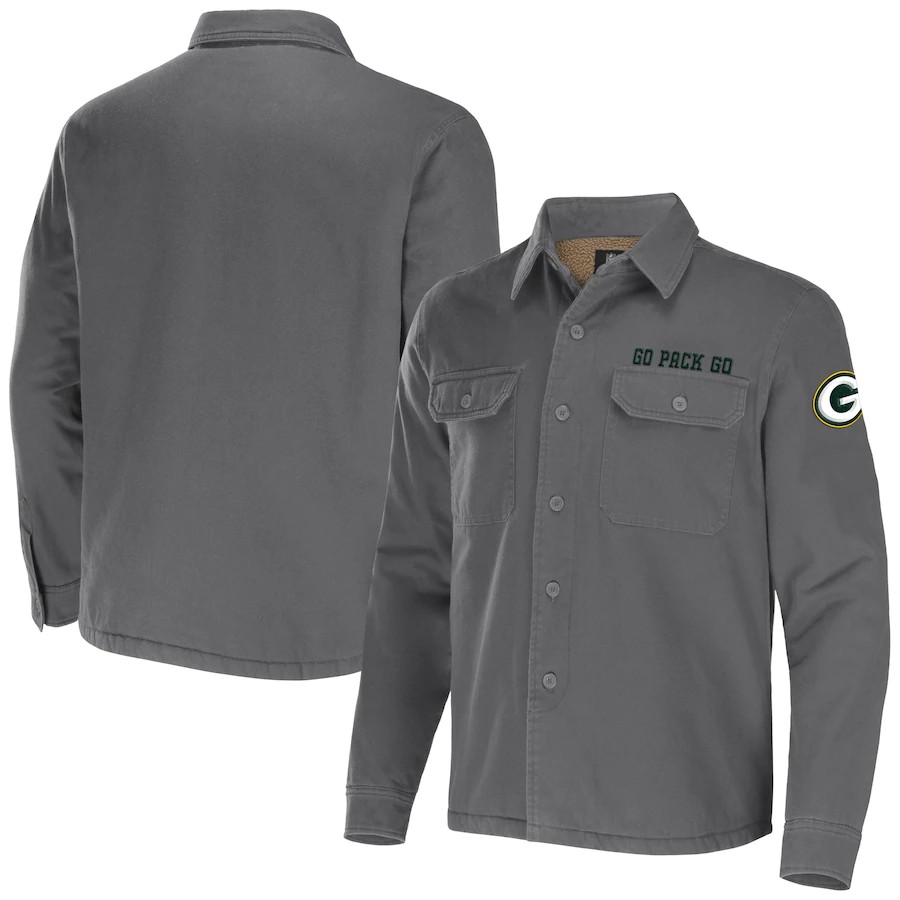 Men s Green Bay Packers NFL X Darius Rucker Collection By Fanatics Gray men-s-green-bay-packers-nfl-x-darius-rucker-collection-by-fanatics-gray
