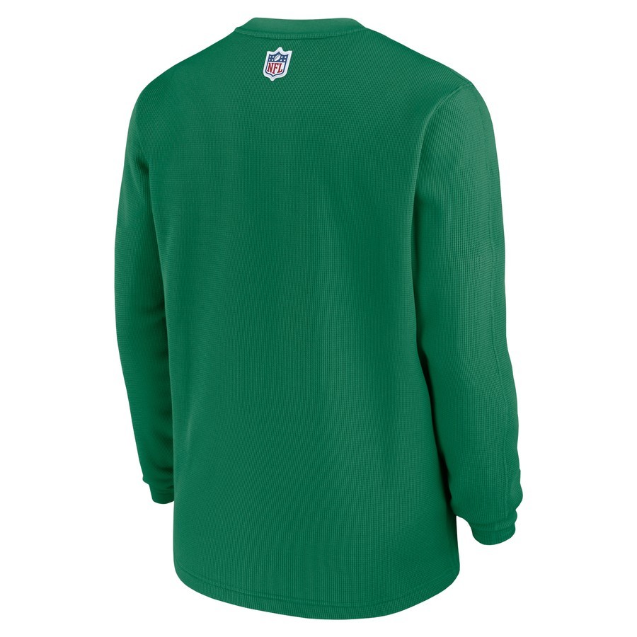 Men's Nike Green Philadelphia Eagles Sideline Alternate V-Neck Pullover  Windbreaker