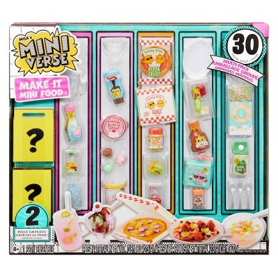 Make It Mini Food Diner Series 1 Ice Cream Shop Bundle (3 Pack) Mini Collectibles, MGA's Miniverse, Blind Packaging, DIY, Resin, Replica Food, Not