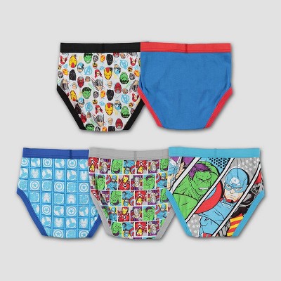 Mejores ofertas e historial de precios de Boys' Marvel Avengers 5pk  Underwear en