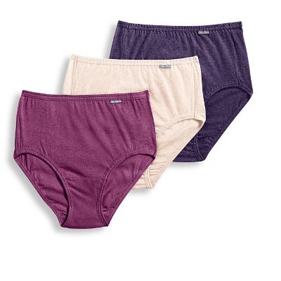 Jockey Women’s Cotton Briefs – 3-Pack In White, Sizes 6-10, Super Soft & Comfortable