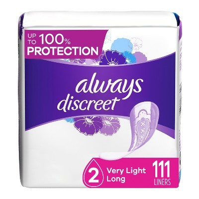 Always Discreet Women's Incontinence and Postpartum Underwear, L