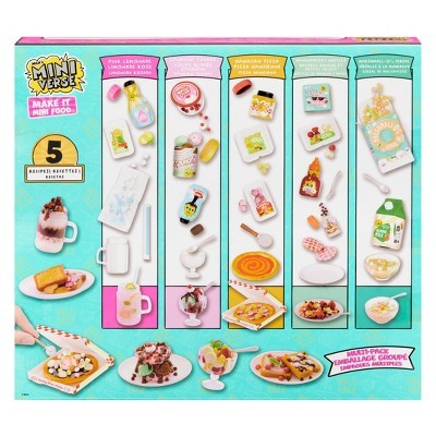 Make It Mini Food Diner Series 1 Ice Cream Shop Bundle (3 Pack) Mini Collectibles, MGA's Miniverse, Blind Packaging, DIY, Resin, Replica Food, Not