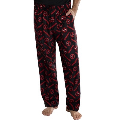 Men's Spider-man Knit Fictitious Character Printed Pajama Pants