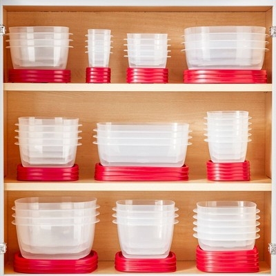 Rubbermaid 6pc Food Storage Container Set (3 Containers, 3 Lids) : Target