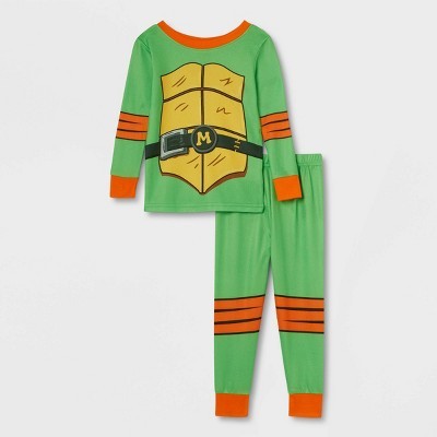 Teenage Mutant Ninja Turtle Michelangelo Look Alike Toddler Pajama