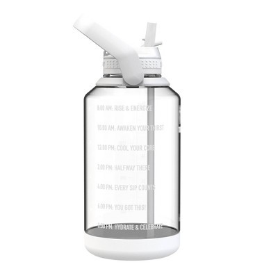 Takeya 64oz Tritan Motivational Water Bottle With Straw Lid : Target