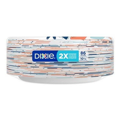 Dixie Everyday 6 7/8 Paper Plates - 58ct : Target