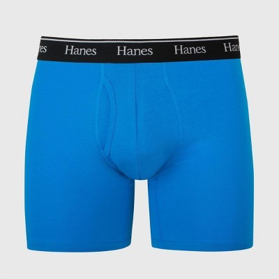 Hanes Premium Men's Explorer Long Boxer Briefs 2pk - Gray/black