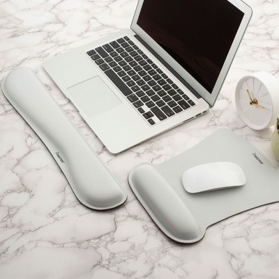 NEX Ergonomic Mouse Pad with Wrist Support, Memory Foam Keyboard