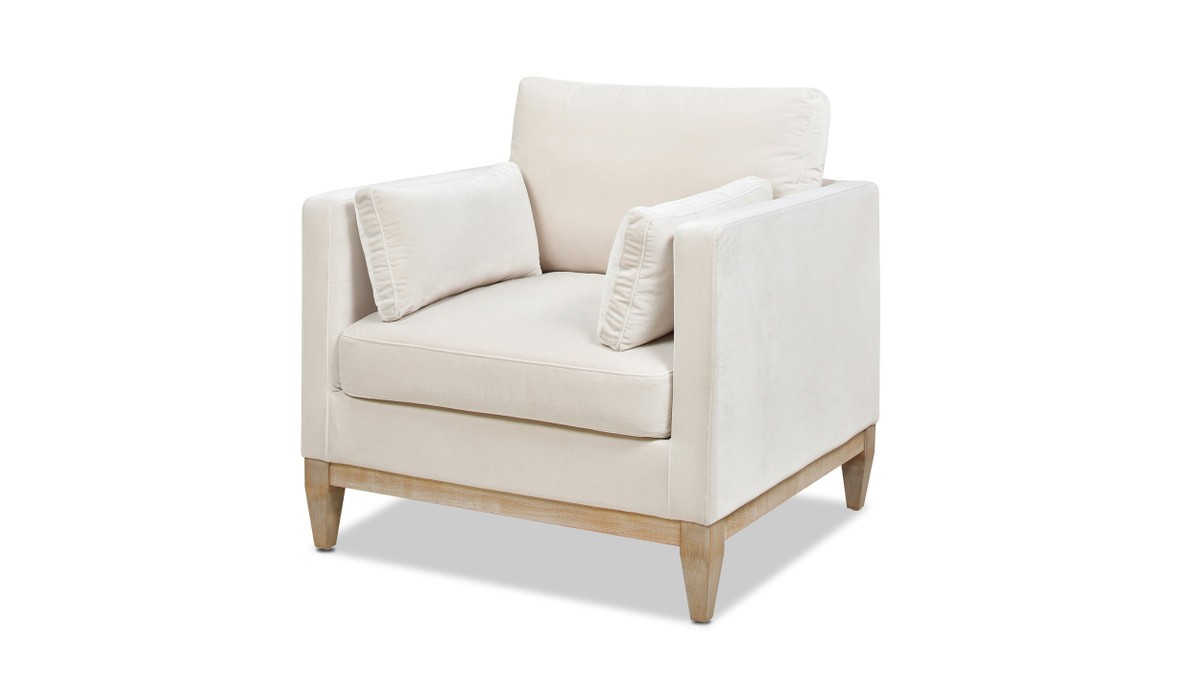 Knox 36" Modern Farmhouse Arm Chair - French Beige