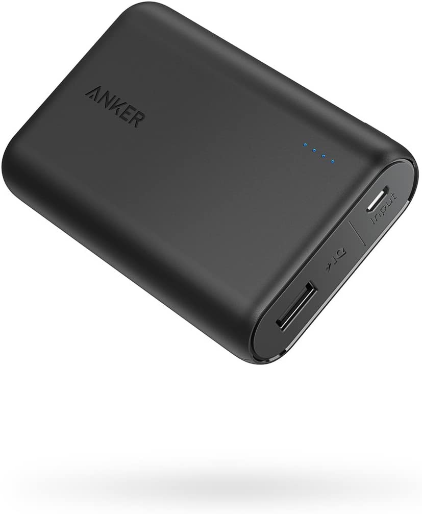Anker PowerCore 10000 Portable Charger, 10K Power Bank, Ultra-Compact Battery Pack, Phone Charger for iPhone, Samsung and More