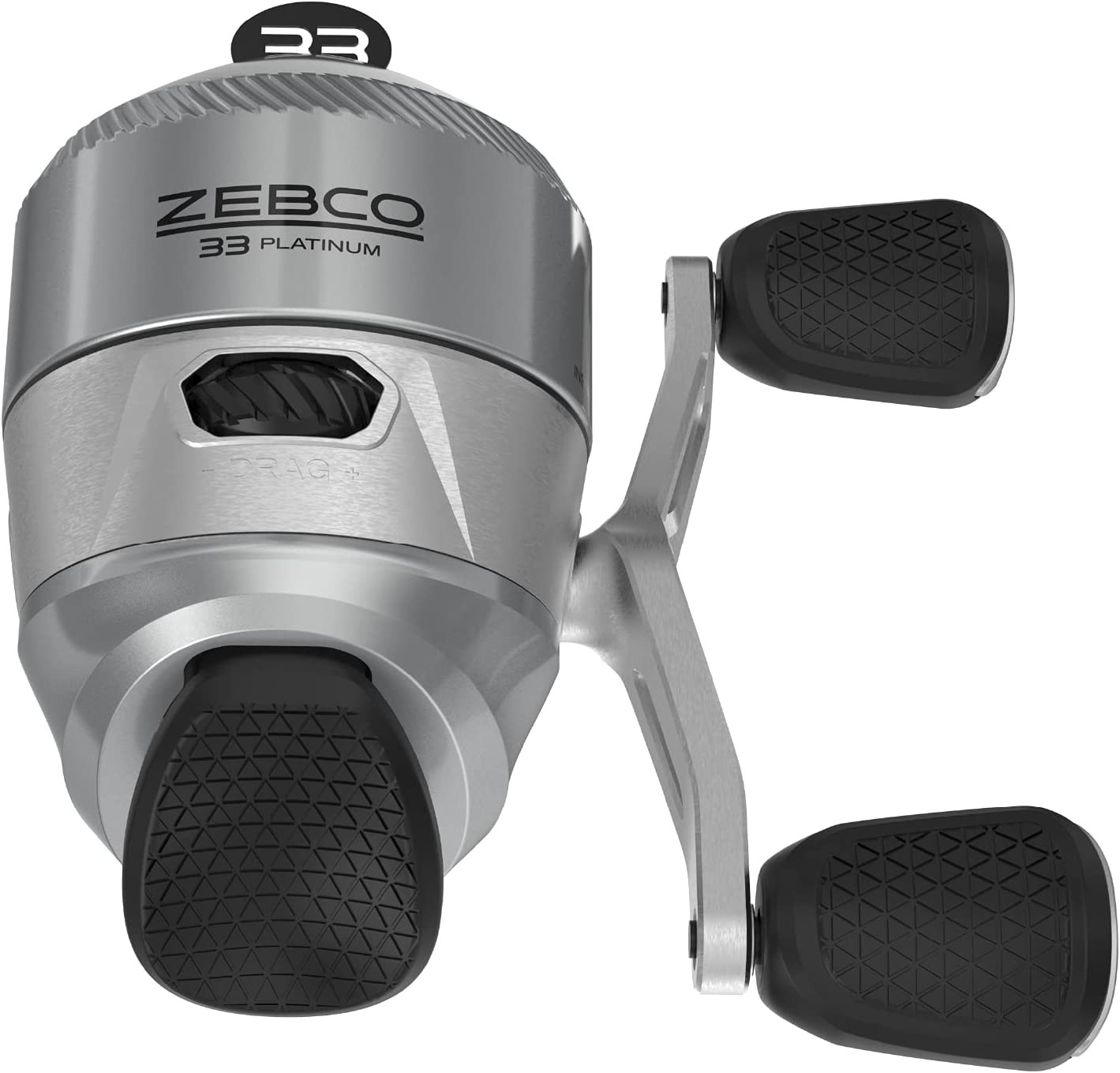 Zebco 33 Platinum Spincast Fishing Reel, Size 30 Reel, Right or Left