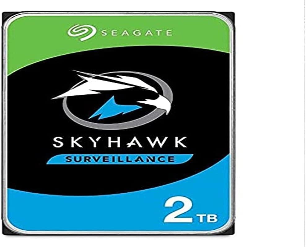 Seagate ST2000VX015 3.5 in. 256 MB & 2TB Skyhawk Lite Surveillance ...