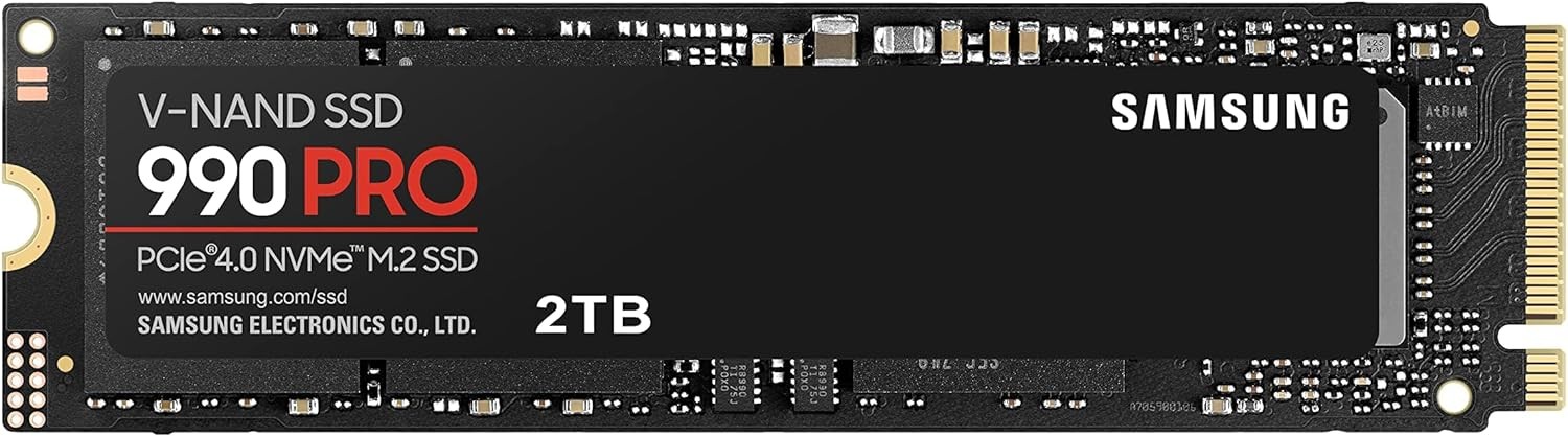 Samsung 990 PRO Series - 2TB PCIe Gen4. X4 NVMe 2.0c - M.2