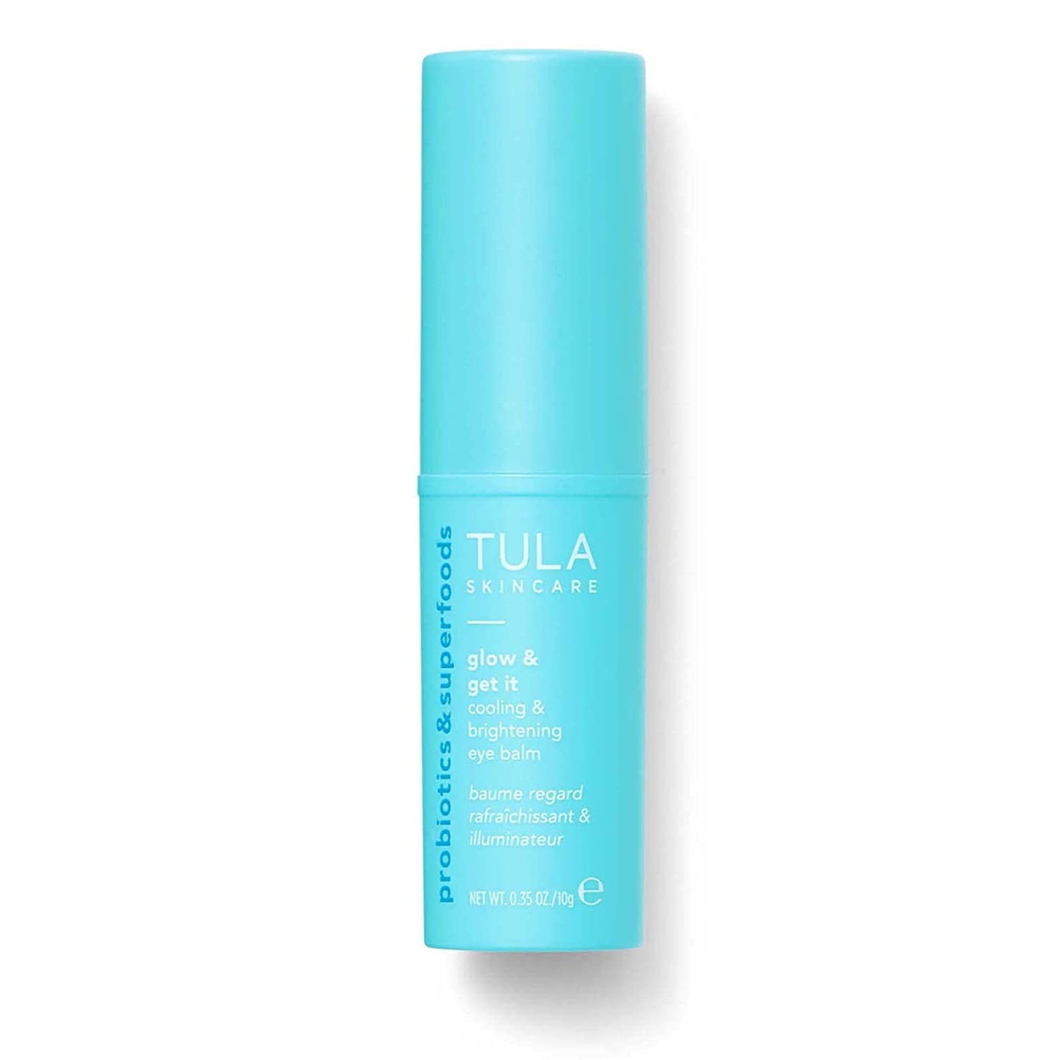 TULA Skin Care Eye Balm Glow & Get It - Dark Circle Treatment, Instantly  Hydrate and Brighten Undereye Area, Portable and Perfect to Use On-the-go