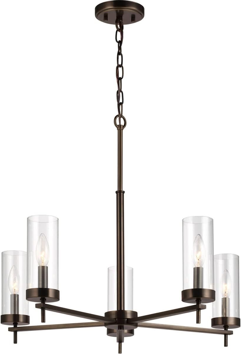 Sea Gull Lighting Generation 3190305-778 Contemporary Modern Five Light Chandelier from Seagull ...