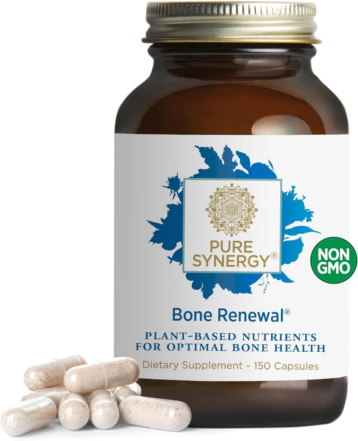 PURE SYNERGY Bone Renewal Bioavailable Calcium with Cofactors