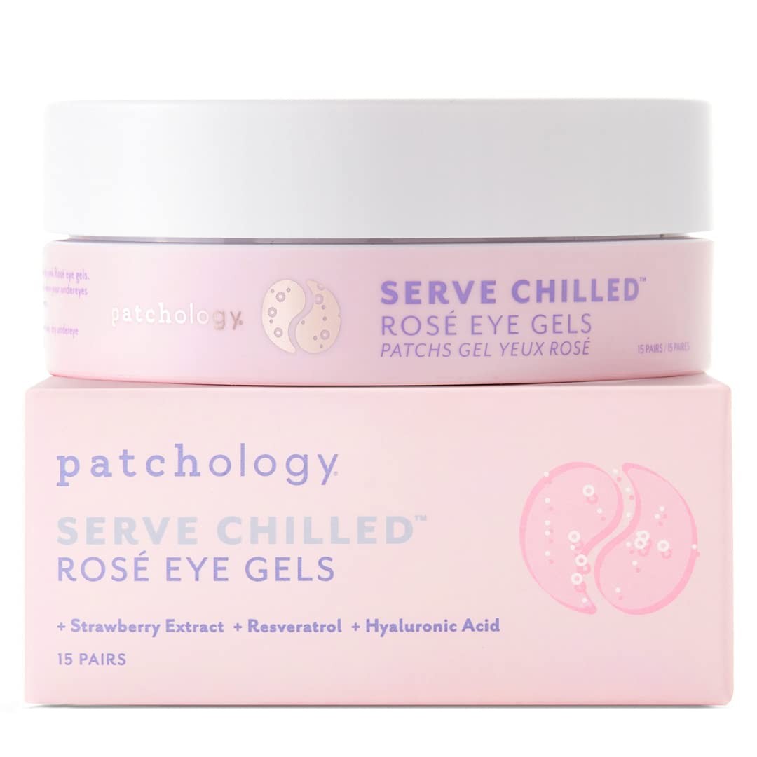 Patchology Serve Chilled Rosé Eye Gels Eye Patches for Puffy eyes