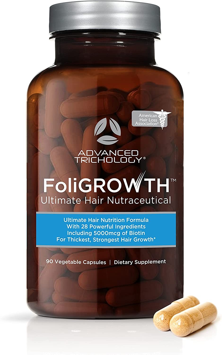 FoliGROWTH™ Hair Growth Supplement for Thicker Fuller Hair Approved