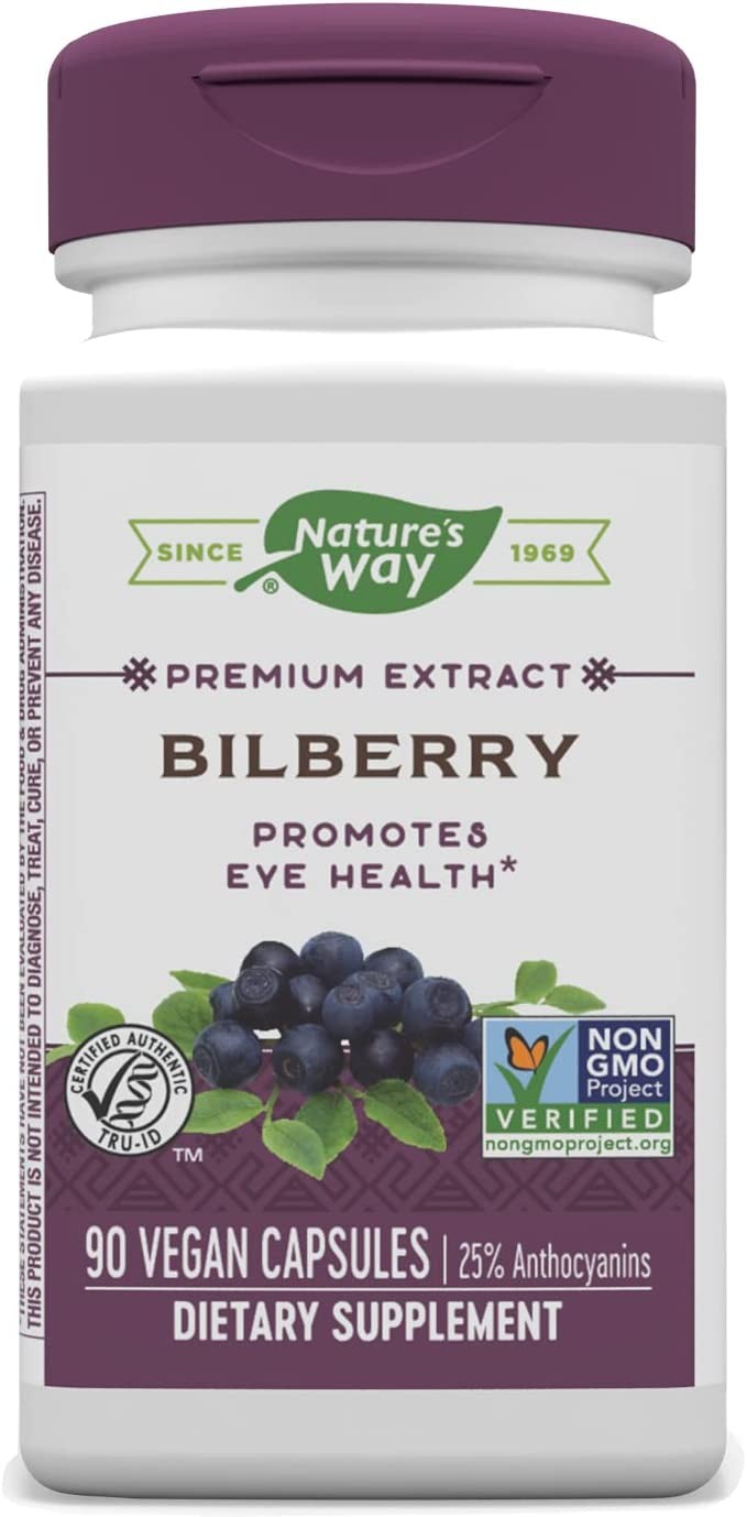 Nature's Way Bilberry Extract for Eyes with Black Elderberry*, Eye