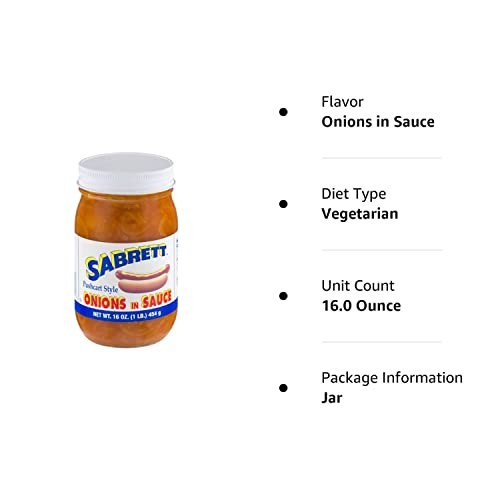 Sabrett Onions in Sauce 16 oz. Best Deals and Price History at