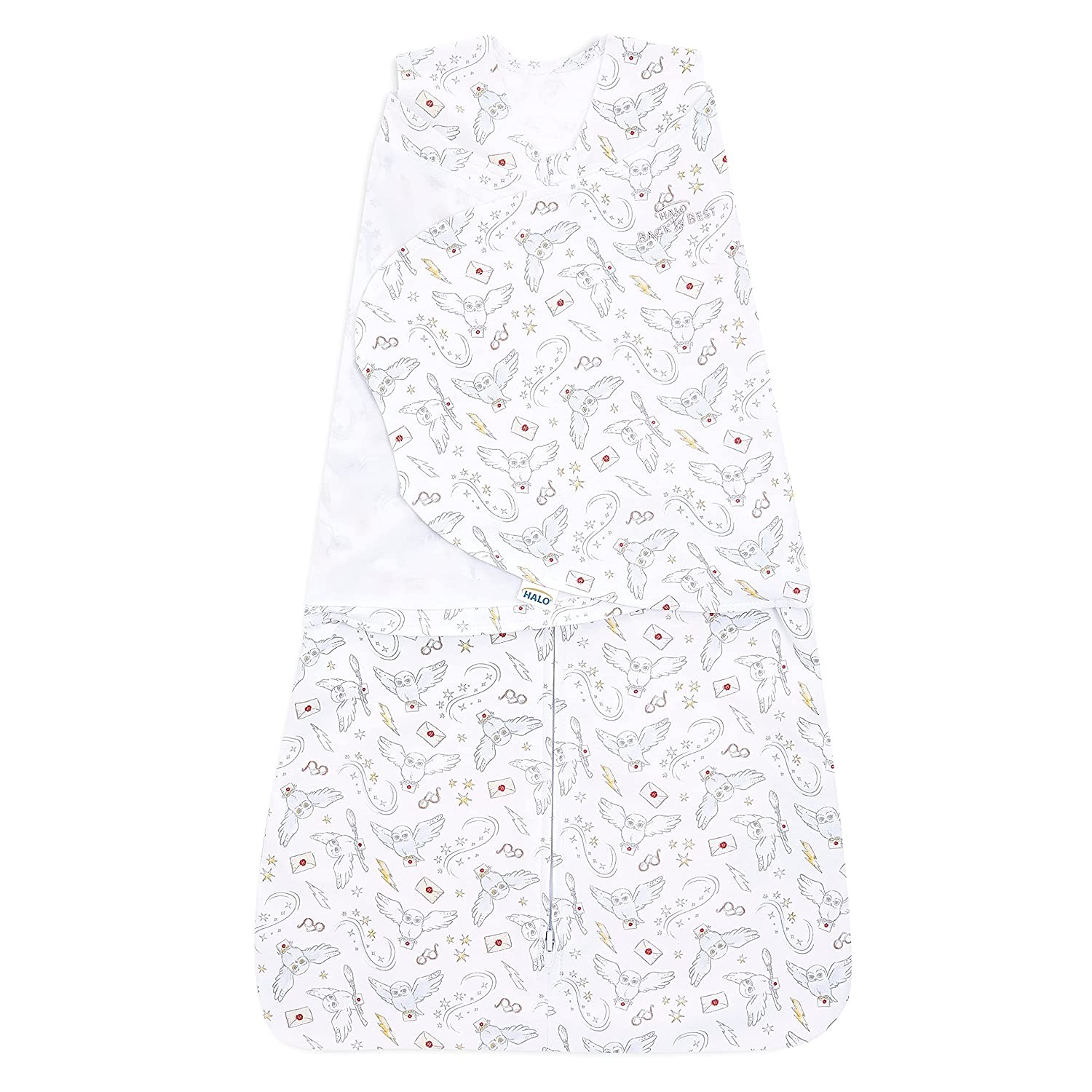 HALO 100 Cotton Sleepsack Swaddle, 3Way Adjustable Wearable Blanket