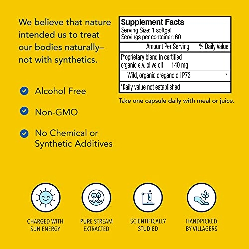 NORTH AMERICAN HERB & SPICE Super Strength Oreganol P73 60 Softgels