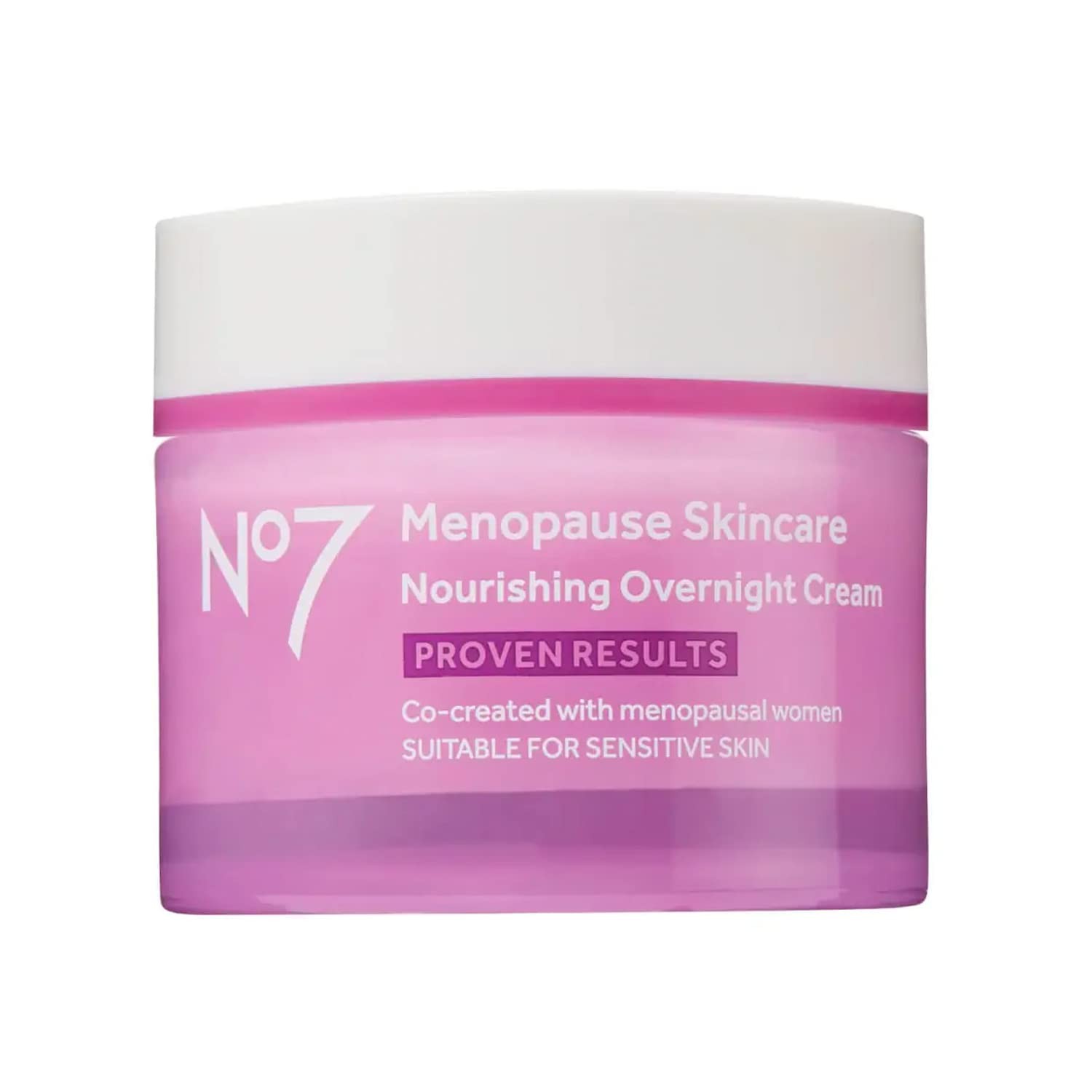 No7 Menopause Skincare Nourishing Overnight Cream Hydrating