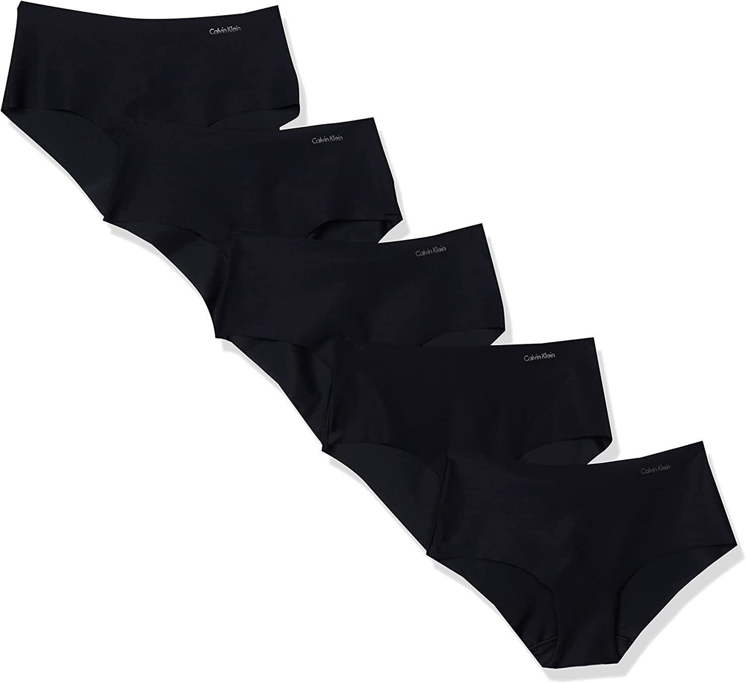 Calvin Klein Women's Invisibles Seamless Hipster Panties, Multipack Die