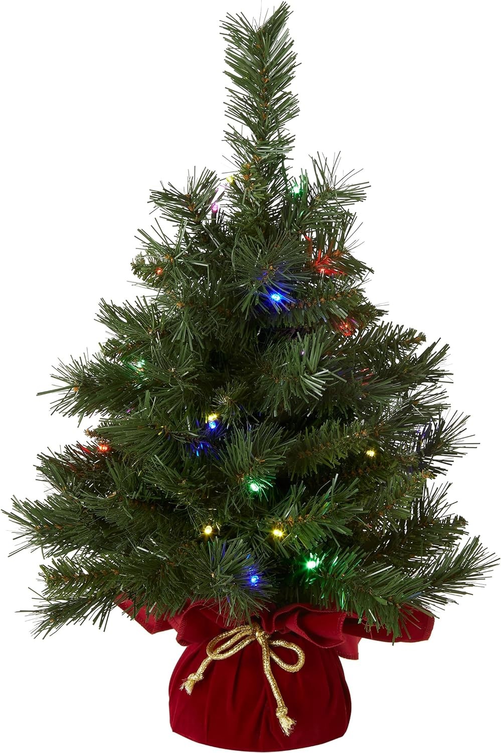 National Tree Company Prelit Artificial Mini Christmas Tree Includes