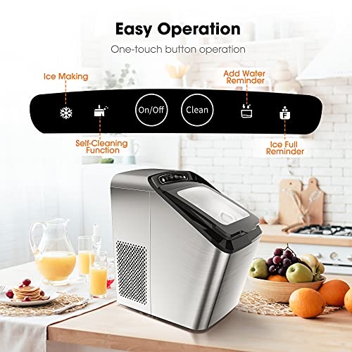 Countertop Nugget Ice Maker Machine - Electric Nugget Ice Maker
