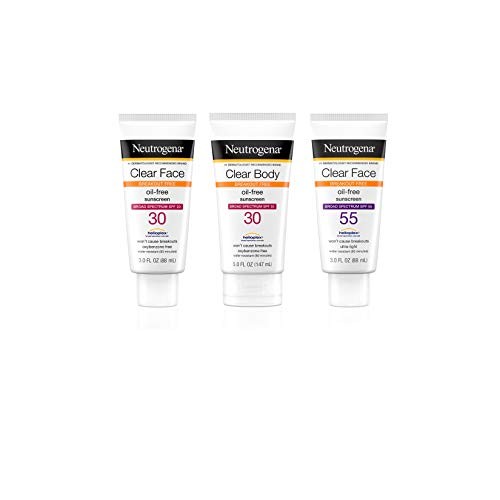 Neutrogena Clear Body BreakoutFree Liquid Sunscreen Lotion for