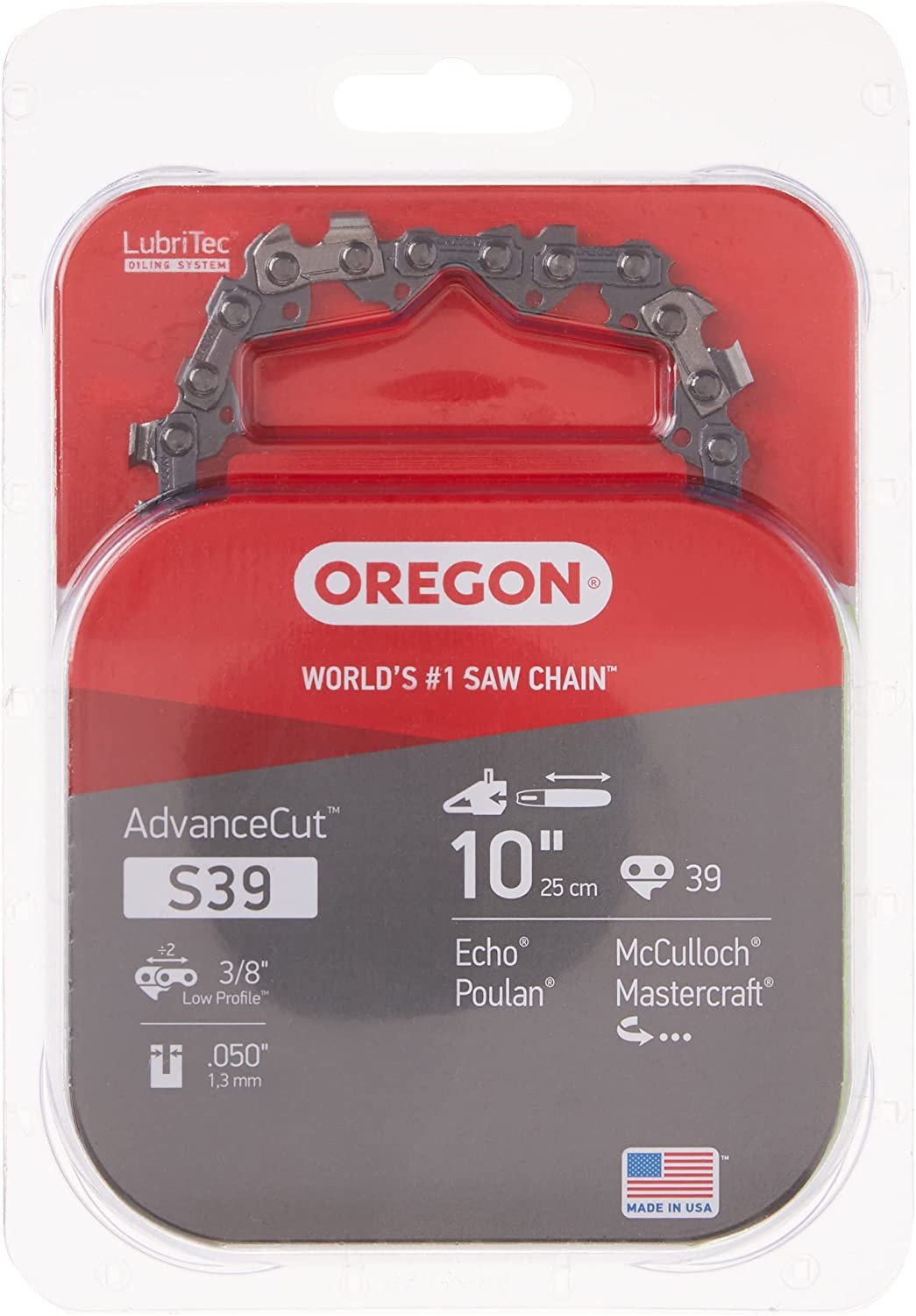 Oregon S62T AdvanceCut 18" Chainsaw Chain 2-Pack - 3/8" LP, 62 Drive Links, 91PX