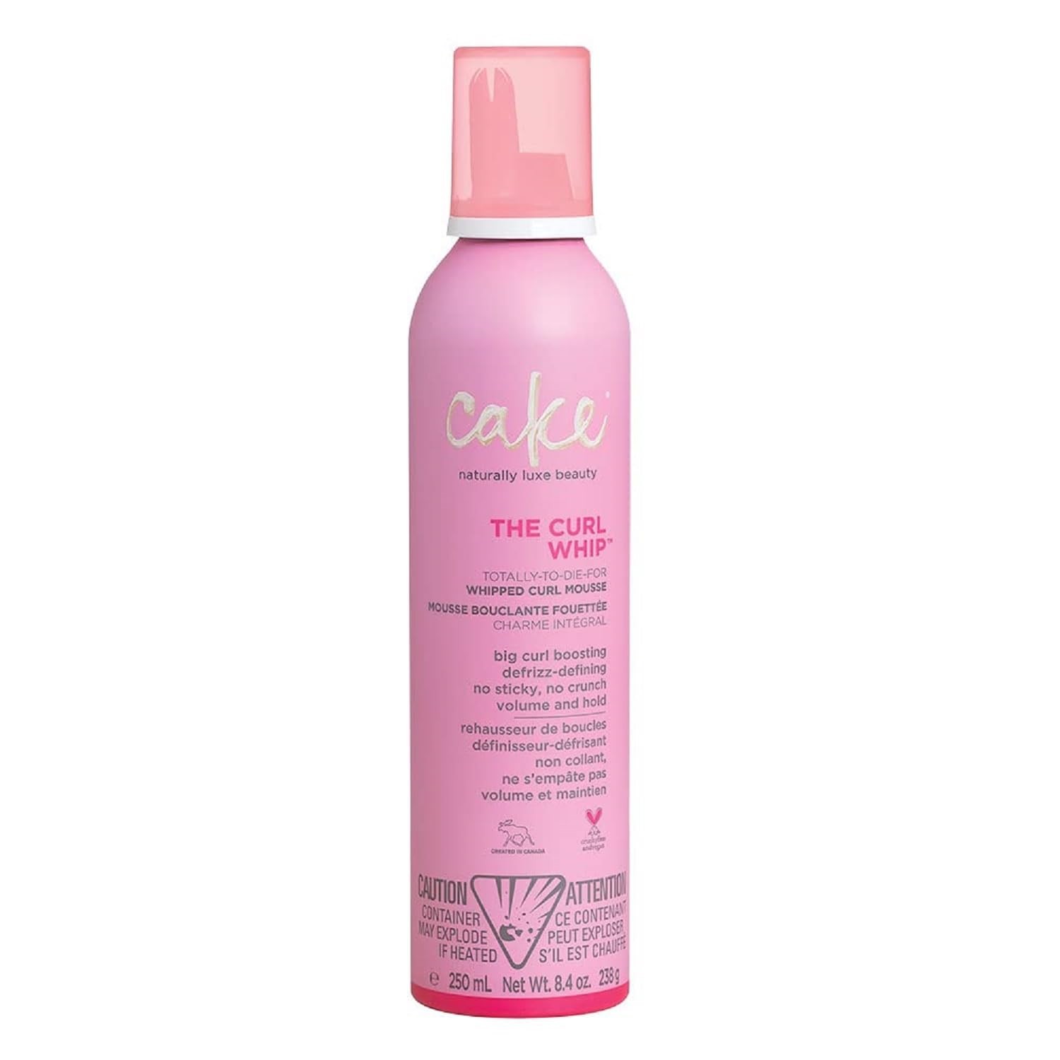 Cake Beauty Whipped Curl Defining & Volumizing Mousse Aloe Vera & Vitamin E for Flexible Hold