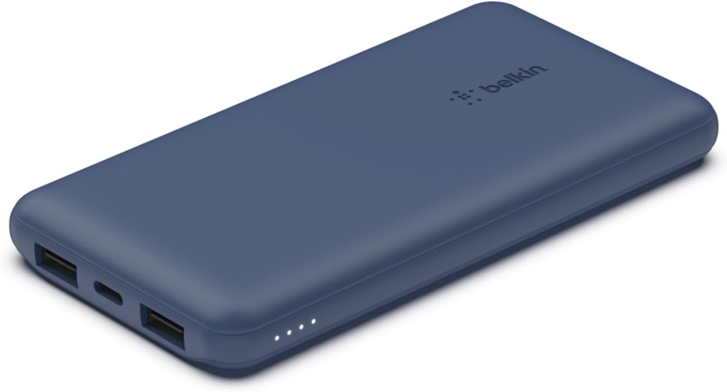 Belkin Boostcharge Usb C Portable Charger 10k Power Bank W 1 Usb C Port And 2 Usb A Ports 2507