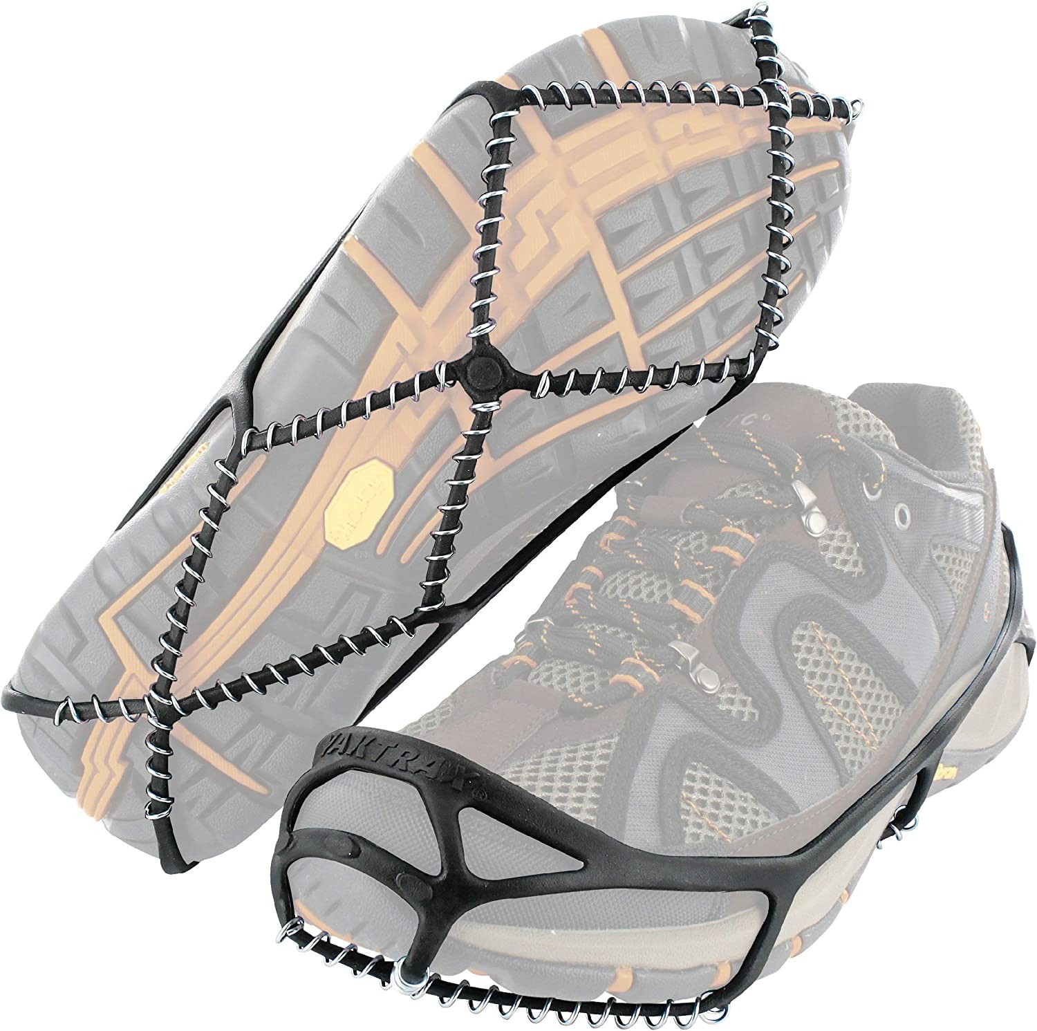 Yaktrax Walk Traction Cleats 360Degree Grip on Snow, Ice, & Multi